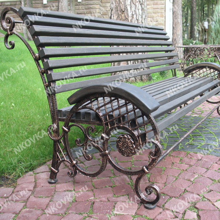 Кованые скамейки и лавочки: фото удобных предметов для сада на нашем сайте